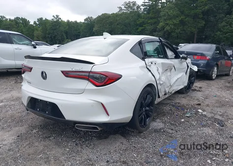 2021 Acura Tlx A-Spec Package z USA, uszkodzony, nr VIN 19UUB5F52MA006105